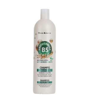 Champô Antiencrespamento com Provitamina B5, Omega 9, Aloé Vera e Óleo de Jojoba